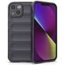 Mobigear Bumpy iPhone 14 Flexible TPU Back cover - Charcoal