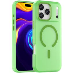 Mobigear Shockproof iPhone 17 Pro Max MagSafe Funda Plástico rígido Carcasa - Verde