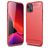 Mobigear Brushed Slim iPhone 13 TPU flexível Capa traseira - Vermelho