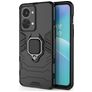 Mobigear Armor Ring OnePlus Nord 2T 5G Funda Plástico rígido Carcasa Antigolpes con anillo - Negro