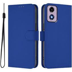 Mobigear Urban Wallet Motorola Moto E14 Lompakkokotelo + Setelitasku - Tummansininen
