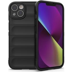 Mobigear Bumpy iPhone 14 Flexibel TPU Skal - Svart