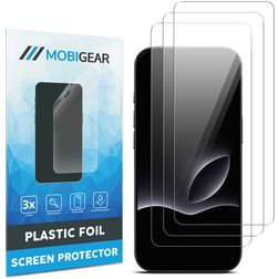 Mobigear iPhone 18 Pro Protector de pantalla Film - Compatible con fundas (pack de 3)