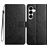 Mobigear Mandala Samsung Galaxy A17 Pungetui med Seddelrum - Sort
