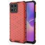 Mobigear Honeycomb HONOR X8 Plástico rígido Capa traseira Antichoque - Vermelho