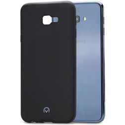 Mobilize Rubber Gelly Samsung Galaxy J4 Plus TPU flexible Carcasa - Matt Black