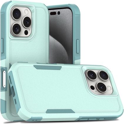 Mobigear Heavy Armor iPhone 16 Pro Funda Plástico rígido Carcasa Antigolpes - Verde