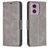 Mobigear Excellent Motorola Moto G04 Funda tipo libro Cartera - Gris
