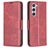 Mobigear Excellent Samsung Galaxy S24 Wallet case - Red