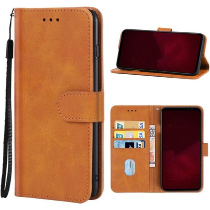 Mobigear Wallet ASUS ROG Phone 6 Lompakkokotelo + Setelitasku - Ruskea