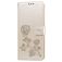 Mobigear Roses Xiaomi Redmi Note 9 Pro Wallet case - Gold