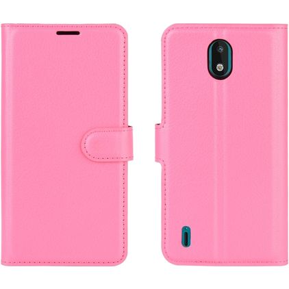 Mobigear Classic Nokia 1.3 Plånboksfodral med sedelfack - Magenta