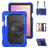 Mobigear SureGrip XGuard Samsung Galaxy Tab S11 Plastica rigida / Silicone Back cover + Portapenna + Tracolla + Supporto - Blu scuro
