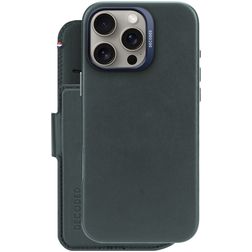 Decoded Detachable Wallet iPhone 16 Pro Max MagSafe Cover Ægte læder Aftageligt 2-i-1-pungetui med Seddelrum - Marineblå