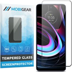 Mobigear Premium Motorola Edge (2021) Szkło hartowane Ochrona ekranu - Kompatybilna z etui - Czarny