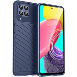 Mobigear Groove Samsung Galaxy M53 Flexible TPU Back cover - Blue