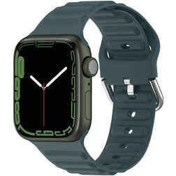 Mobigear Bumpy Bracelete Silicone Fivela para Apple Watch - 42/41/40/38 mm - Verde