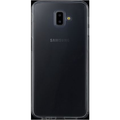 Mobigear Ultra Thin Transparente Samsung Galaxy J6 Plus TPU flexível Slim Capa traseira - Transparente