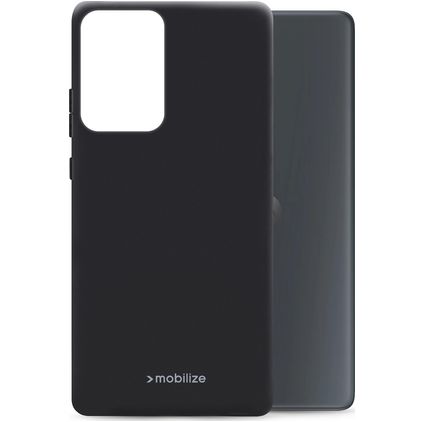Mobilize Rubber Gelly Motorola Moto G85 TPU flexível Capa traseira - Preto