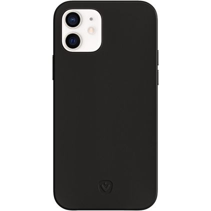 Valenta Snap Luxe iPhone 12 Mini Ægte læder Bagsidecover - Sort