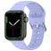 Mobigear Bumpy Silicone Apple Watch Strap Buckle closure - 49/46/45/44 mm - Purple