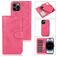 Mobigear Wallet iPhone 15 Pro Max Funda tipo libro 2 en 1 con carcasa extraíble Cartera - Rosa
