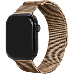 Mobilize RVS Milanolaisranneke Apple Watch Ranneke Magneettilukko - 49/46/45/44 mm - Ruusukulta