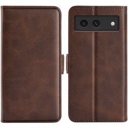 Mobigear Slim Magnet Google Pixel 8a Etui z klapką typu portfel - Brązowy