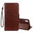 Mobigear Flowers iPhone XR Wallet case - Brown