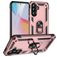 Mobigear Armor ring Samsung Galaxy A36 Plástico rígido Capa traseira Antichoque com anel - Rosa dourado
