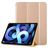 Mobigear Tri-Fold Gel iPad Air 5 (2022) TPU / Umělá kůže Knížkové pouzdro - Zlatá