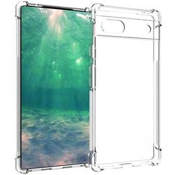 Mobigear Cushion Transparente Google Pixel 6a TPU flexível Capa traseira Antichoque - Transparente