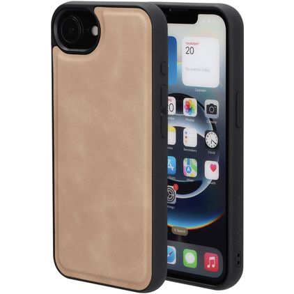 Mobiparts Classic iPhone 17e MagSafe TPU / Keinonahka Suojakuori - Moonstone Beige