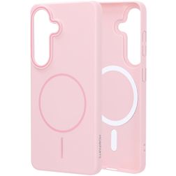 Mobiparts Slim Line Samsung Galaxy S26 MagSafe Funda Plástico rígido Carcasa - Blush Pink