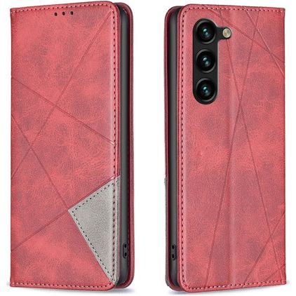 Mobigear Rhombus Slim Samsung Galaxy S25 Plus Pungetui - Rød