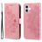 Mobigear Flowers iPhone 17 Knížkové pouzdro Peněženka - Růžově zlatá