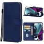 Mobigear Wallet Motorola Edge S30 Wallet case - Blue