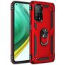 Mobigear Armor Ring Xiaomi Mi 10T Pro Kova Suojakuori Iskunkestävä + Sormuspidike - Punainen