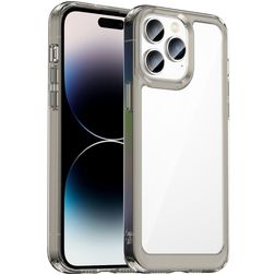 Mobigear Crystal iPhone 14 Pro Plástico rígido Capa traseira - Transparente / Cinzento