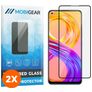 Mobigear Premium Realme 8 Pro Vidro temperado Película de ecrã - Compatível com capas - Preto (Pack de 2)