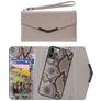 Mobilize Elegant Magnet iPhone 11 Pro Cover Pochette 2 in 1 con guscio estraibile - Beige Snake