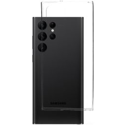 Mobiparts Classic Transparente Samsung Galaxy S22 Ultra TPU flexível Capa traseira - Transparente