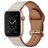 Mobigear Venezia Kožený řemínek Apple Watch Řemínek Přezka - 49/46/45/44 mm - Béžová