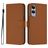 Mobigear Urban Wallet Samsung Galaxy S25 Edge Cover a libro portafoglio - Marrone