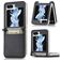 Mobigear Excellent Samsung Galaxy Z Flip 5 Hardcase Back cover con portacarte - Nero