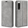 Mobigear Retro Slim Sony Xperia 5 IV Funda tipo libro Cartera - Gris