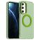 Mobigear Shockproof Samsung Galaxy A16 MagSafe Hårdt Bagsidecover - Grøn