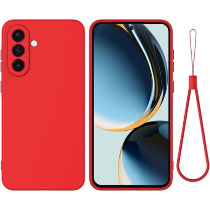 Mobigear Rubber Touch Samsung Galaxy A56 Silicone Back cover - Rosso