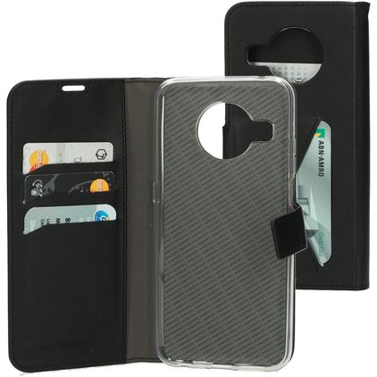 Mobiparts Classic Wallet Nokia X10 Funda tipo libro Cartera - Negro
