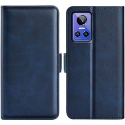 Mobigear Slim Magnet Realme GT Neo 3 Cover a libro portafoglio - Blu scuro